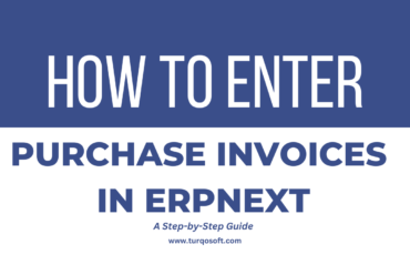 How to Enter Purchase Invoices in ERPNext