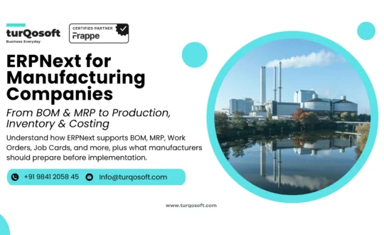 ERPNext for manufacturing companies