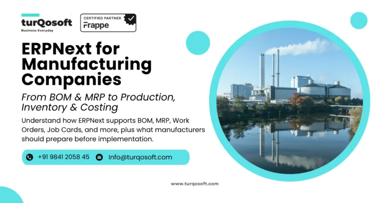 ERPNext for manufacturing companies