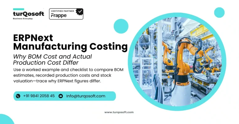 ERPNext manufacturing costing